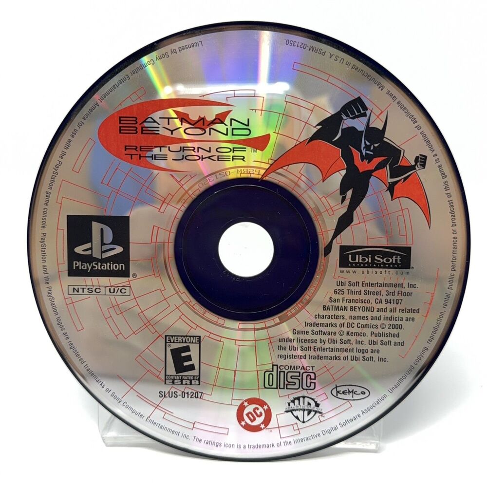 Batman Beyond Return of the Joker PlayStation PS1 Disc Only Refurbished Tested